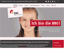 Tablet Screenshot of baugenossenschaft.de
